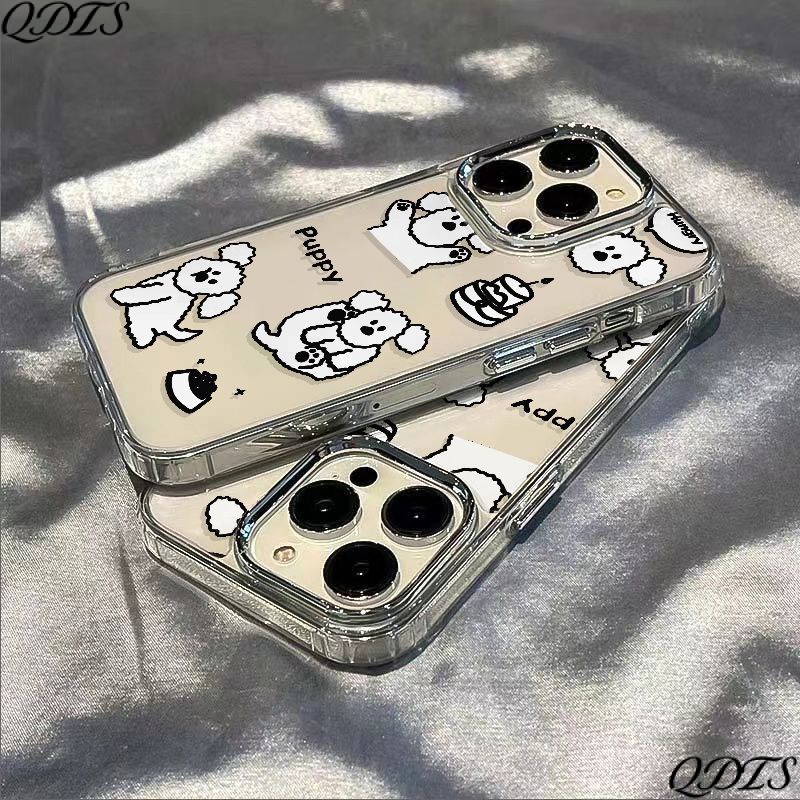 ✅Ốp Điện Thoại Dẻo Họa Tiết Hoạt Hình Chú Chó Dễ Thương Chống Sốc Cho Iphone 14Pro 12 13 plus max 8711