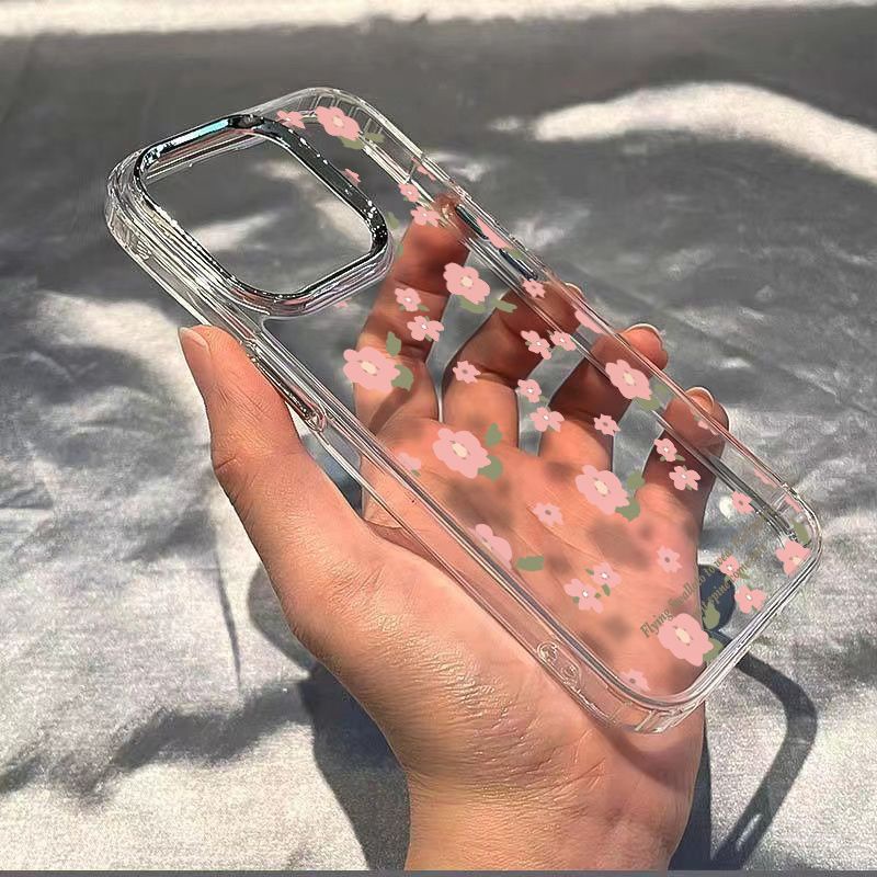 ✅Ốp Điện Thoại Mềm Chống Sốc Họa Tiết Hoa Nhỏ Đơn Giản Cho Iphone 12Max118 14pro13 7plus Gz1A