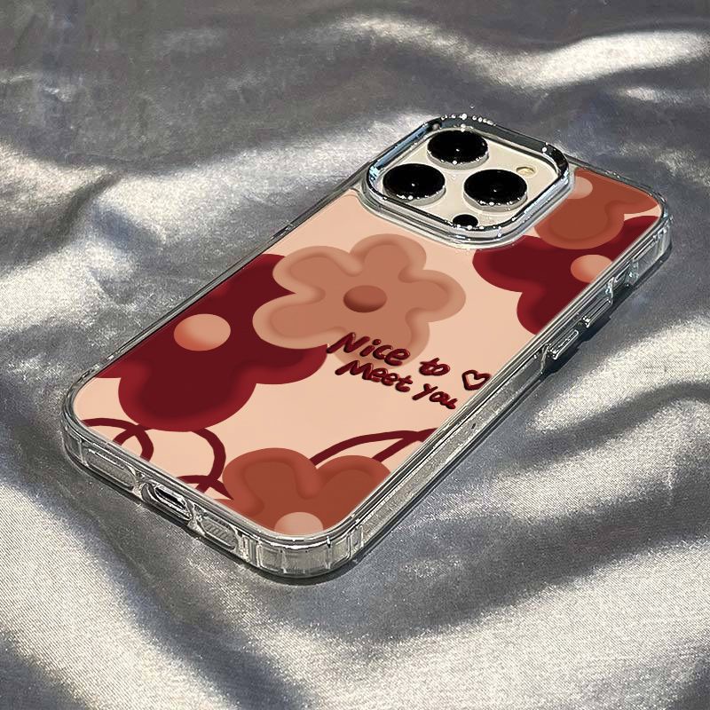 ✅Ốp Điện Thoại Mềm Chống Sốc Họa Tiết Tranh Sơn Dầu Đơn Giản Cho Iphone 14proxsiphone12max8 plus7 11 13 TJQR