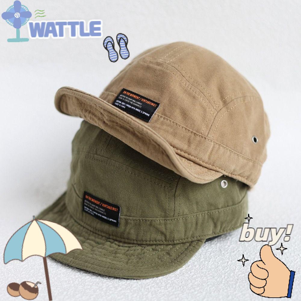 Mũ Lưỡi Trai Thêu Chữ Phong Cách Retro Cho Nam Nữ