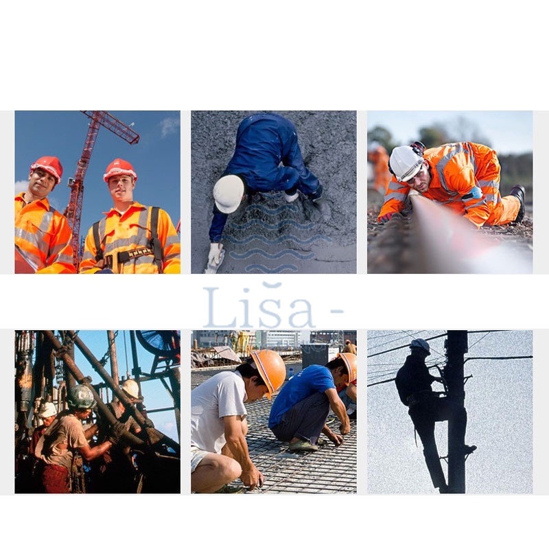 🛠️Có hàng🛠️mũ bảo hộ năng lượng mặt trời quạt mũ bảo hiểm Mũ Bảo Hộ Lao Động Nhựa ABS Siêu Chắc Chắn