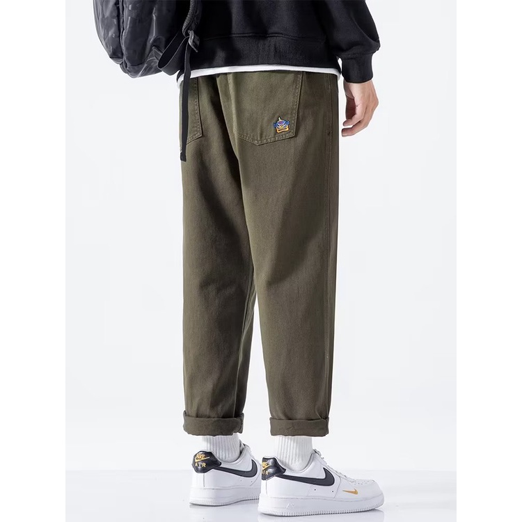 Quần Dài Dáng Rộng Phong Cách Đường Phố Thời Trang Xuân Hè 2023 Mới Cho Nam