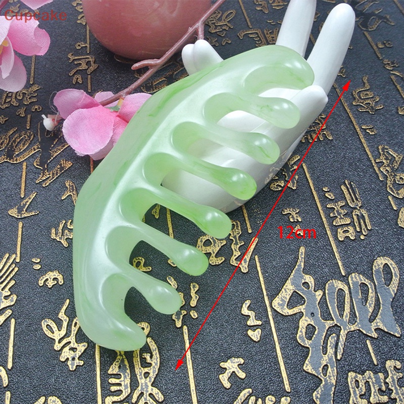 1 Lược Mát Xa Bằng Nhựa Resin Răng Thưa Mát Xa Da Đầu