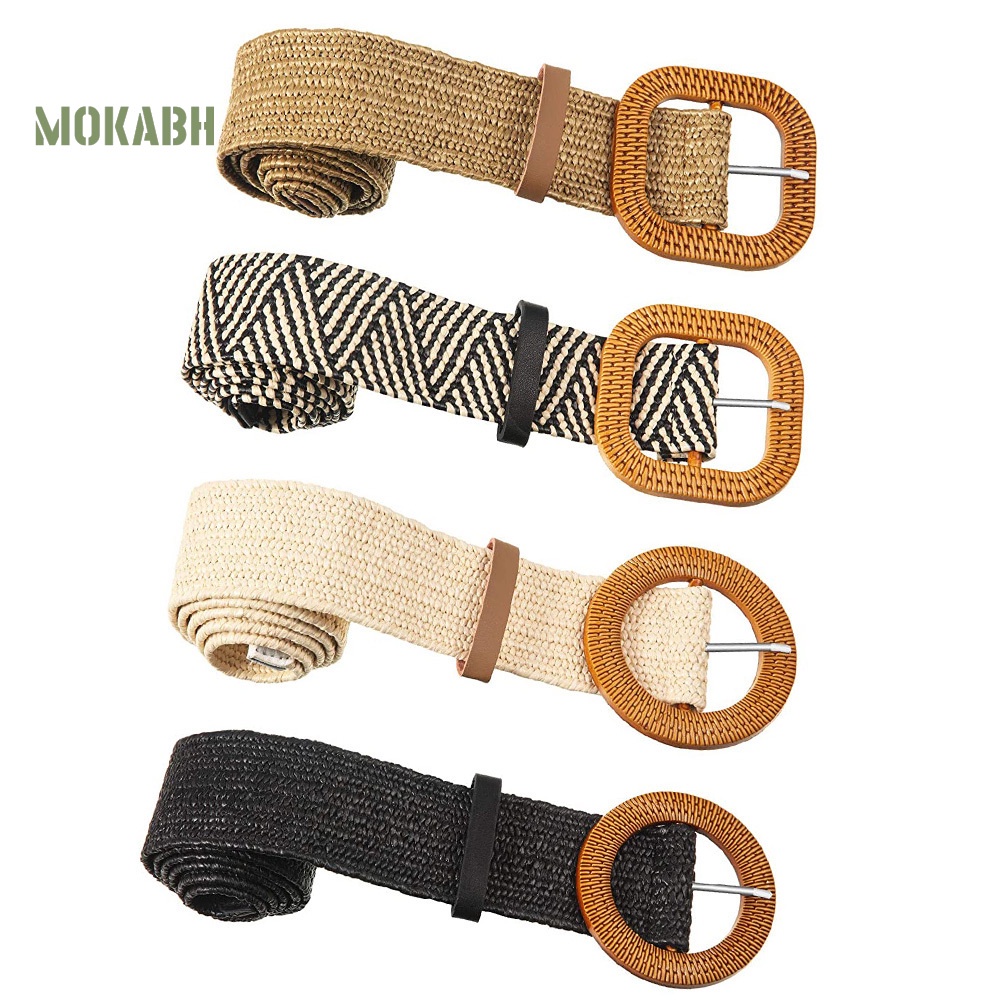 Thắt Lưng Dây Bện Phong Cách Bohemian Cổ Điển Mùa Hè Cho Nữ