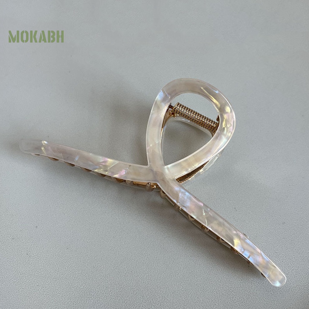 Kẹp Tóc Hình Răng Chéo Phong Cách Vintage Đơn Giản