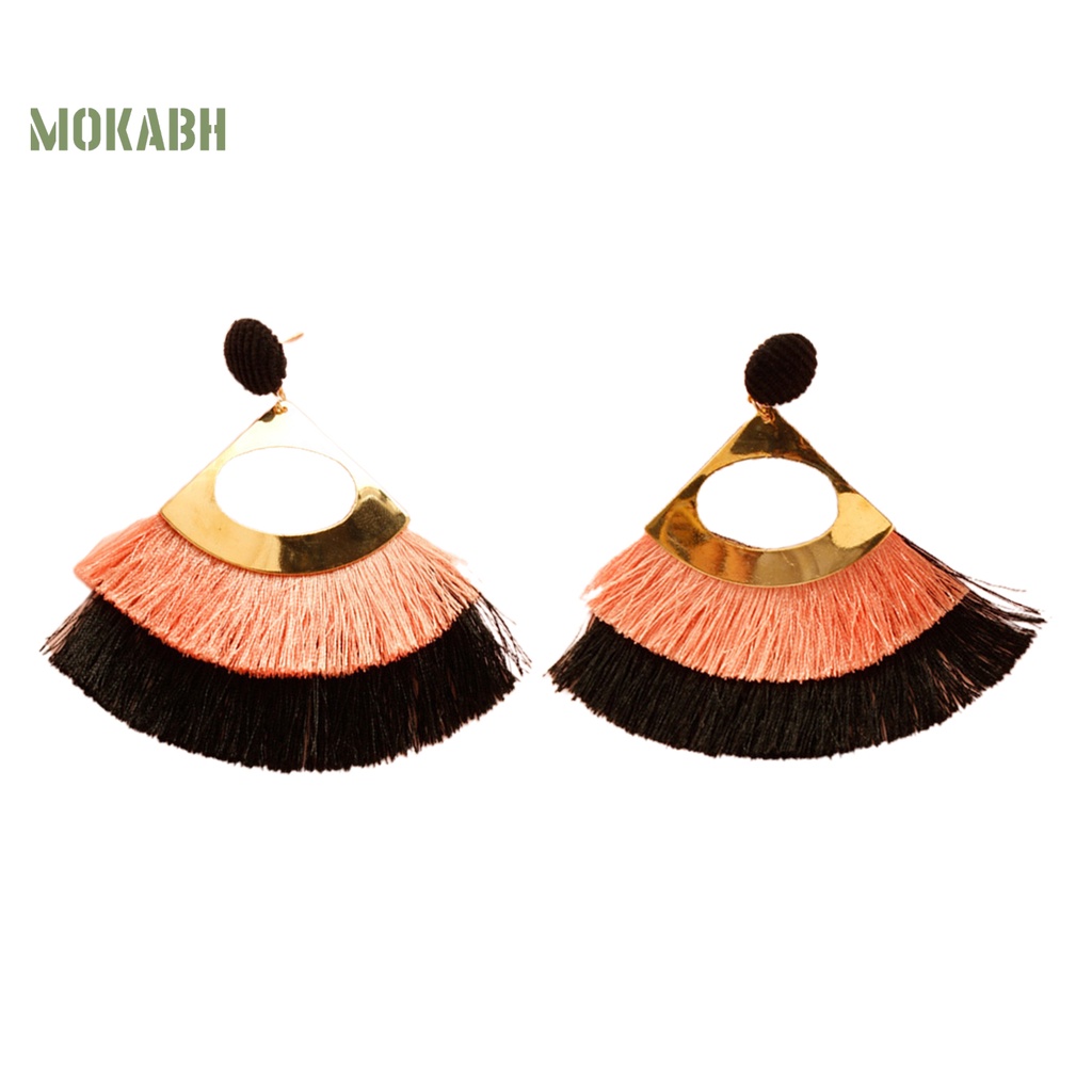 1 Đôi Bông Tai Họa Tiết Hình Con Sò Theo Phong Cách Bohemian Dùng Hàng Ngày