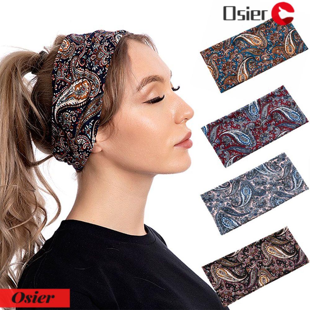 Băng Đô Bản Rộng In Họa Tiết OSIER1 Phong Cách Thể Thao Thời Trang Cho Nữ 1