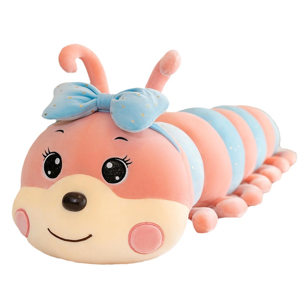 Gối Nhồi Bông Hình Sâu Bướm Mềm Mại Dành Cho Trẻ