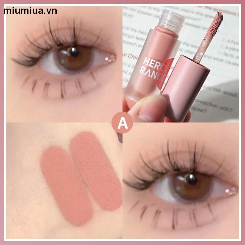 miumiuaPhấn mắt dạng lỏng HERORANGE tiện lợi bền 4 màu Star Dew Eye Shadow