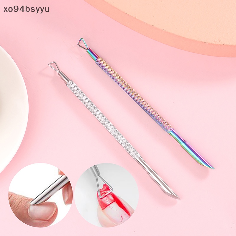 1 Dụng Cụ Hai Đầu Bằng Thép Không Gỉ Xo94Bsyu Dùng Để Đẩy Biểu Bì / Làm Móng