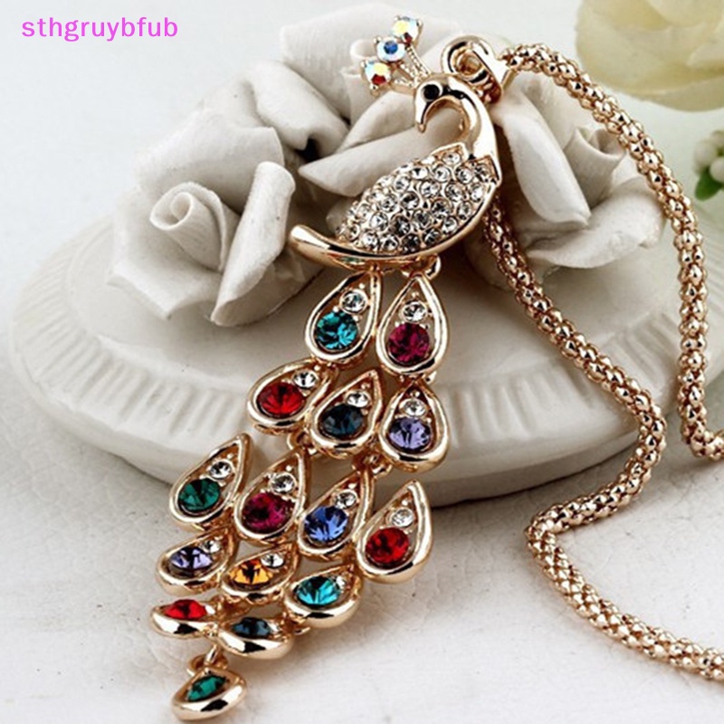 Dây Chuyền Mặt Con Công Đính Đá Sang Trọng