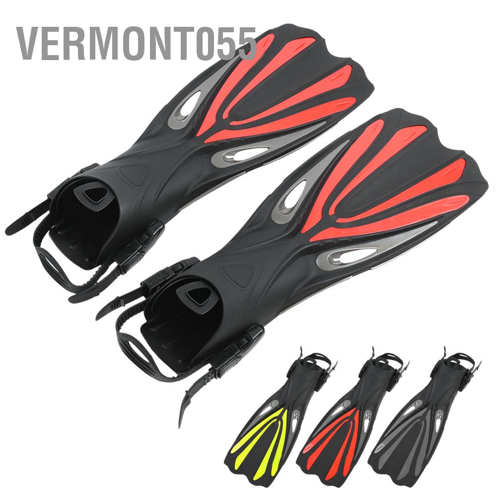 Vermont055 Giữ Lặn Vây Bơi Có Thể Điều Chỉnh Giày Chân Chèo Tập Phụ Kiện