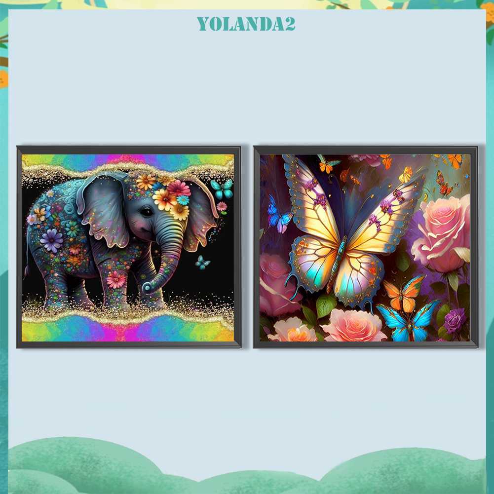 Tranh Đính Đá Kim Cương Toàn Bộ 5D DIY Hình Vẽ Động Vật