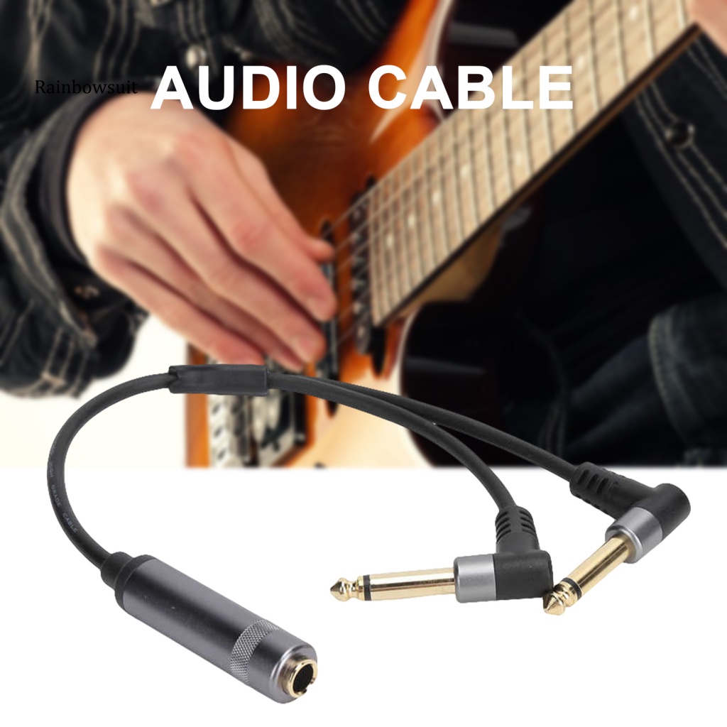 Dây Cáp Âm Thanh Trong Suốt Chống Trầy Xước Tốc Độ Cao 6.35mm Cho Guitar