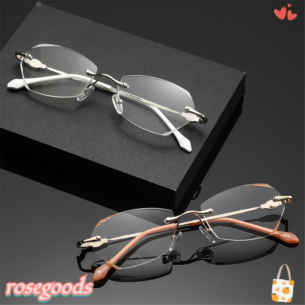 Kính Đọc Sách Không Gọng Chống Tia Bức Xạ Ánh Sáng Xanh Dành Cho Nam Nữ