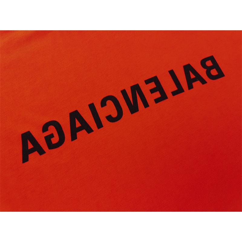 Ba- Áo Thun Tay Ngắn Dáng Rộng In LOGO Hình Đảo Ngược Đơn Giản Chất Lượng Cao