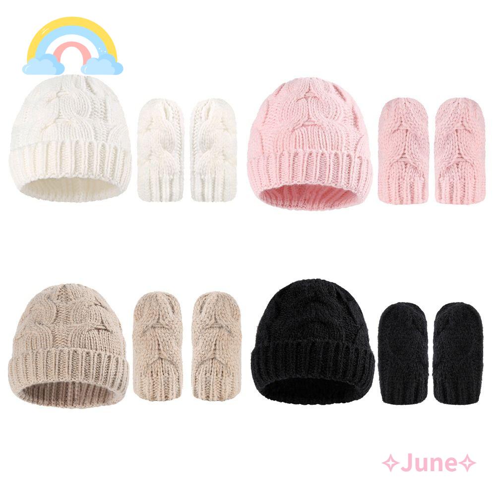 Bộ Găng Tay Và Mũ Len Thiết Kế Mới Đáng Yêu Dành Cho Bé Từ 0-3 Tuổi