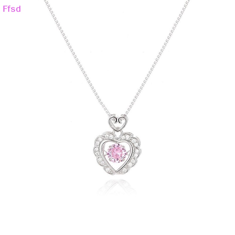 {Ffsd} Vòng Cổ Choker Mặt Hình Trái Tim Đính Đá Pha Lê Hồng Phong Cách Gothic Thời Trang Tinh Tế Cho Nữ