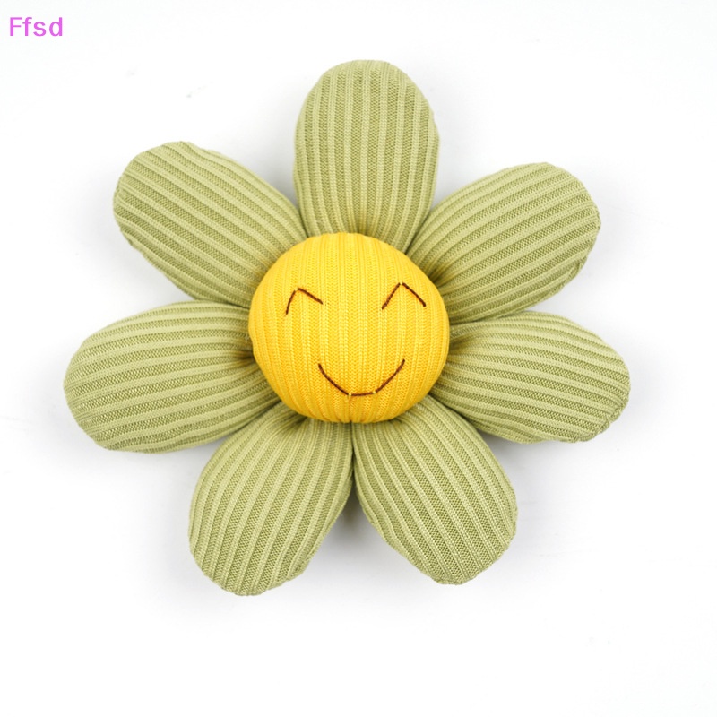 {Ffsd} Vải Cotton Phồng Mặt Hoa Hướng Dương Mặt Cười Thời Trang Trang Sức Cho Nữ * Hàng Bán Chạy *