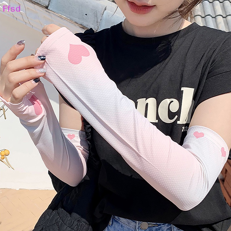 {Ffsd} Ống Tay Áo Chống Nắng Và Tia UV Bằng Lụa Lạnh Bảo Vệ Chống Tia UV Mùa Hè Mới Bảo Vệ Khi Đạp Xe Thể Thao Ngoài Trời Cho Nam