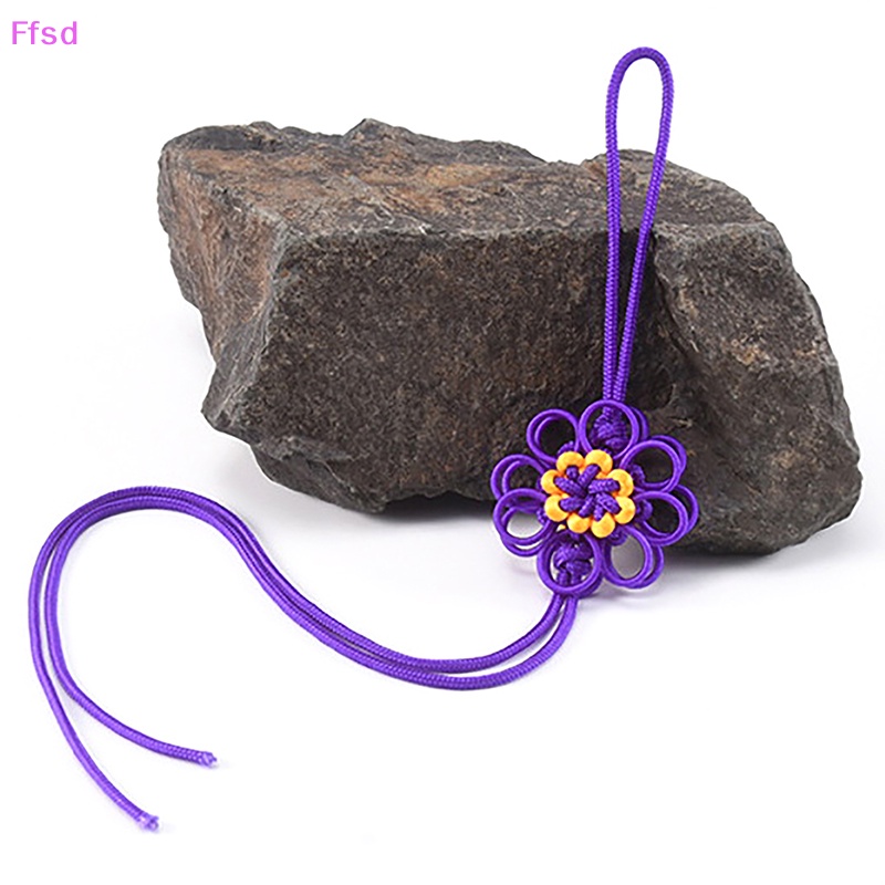 {Ffsd} Set 2 Mặt Dây Chuyền Thắt Nút Trung Hoa Trang Trí Túi Xách Phụ Kiện May Mặc Thủ Công Bán Chạy