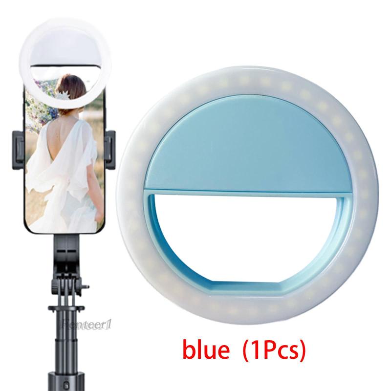 [Fenteer1] Đèn Selfie Kẹp Điện Thoại Di Động Dùng Để Trang Điểm Chụp Ảnh Tự Sướng