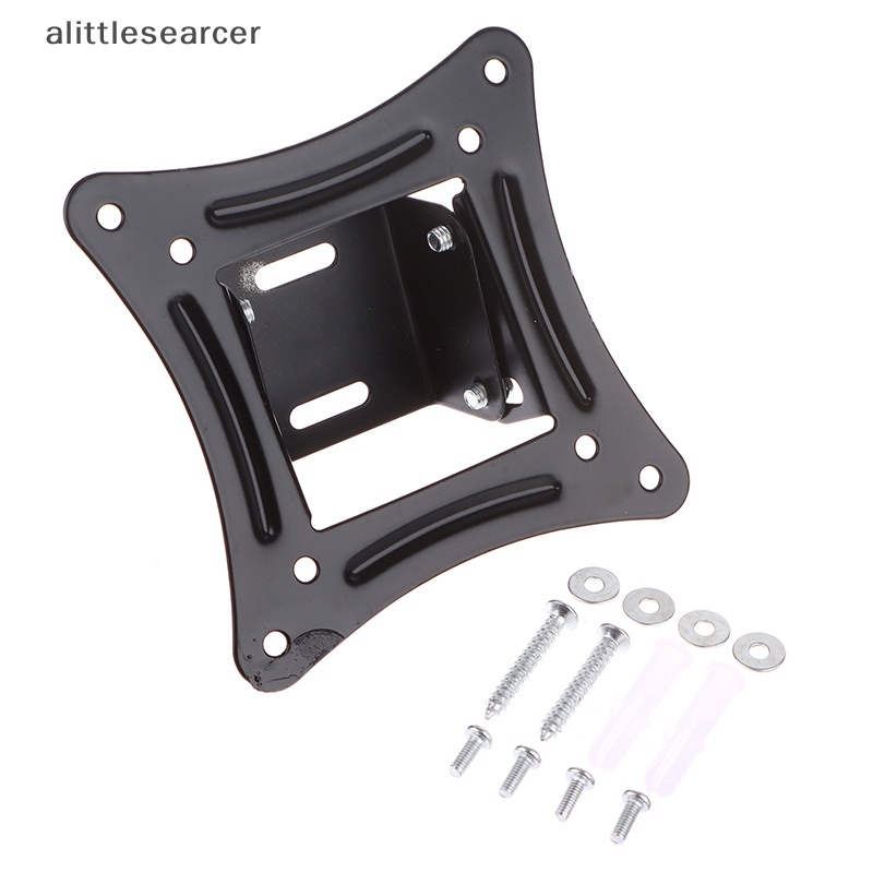 1 Bộ Giá Đỡ TV LED 14-27Inch Gắn Tường Cố Định Góc Nghiêng 15 Độ Kèm Ốc Vít