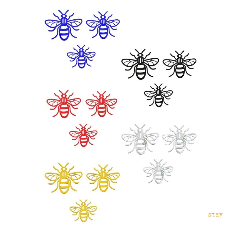 Bộ 3 Miếng Dán Tường Tráng Gương Hình Chú Ong 3D Độc Đáo Trang Trí Nhà Cửa