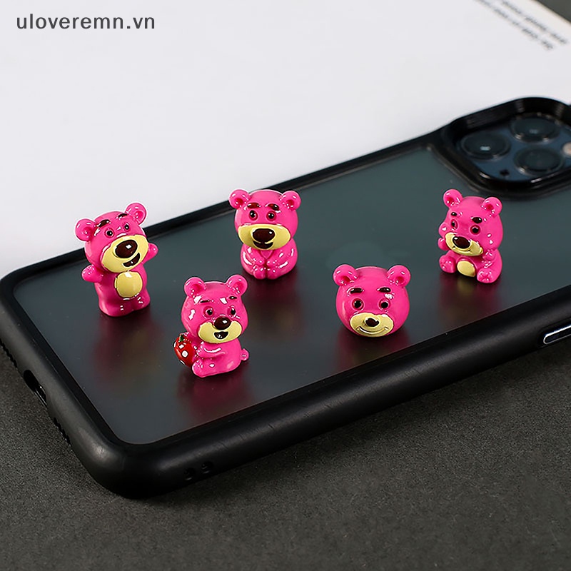 Set 2 / 5 Kẹp Tóc Hình Gấu 3D Dễ Thương