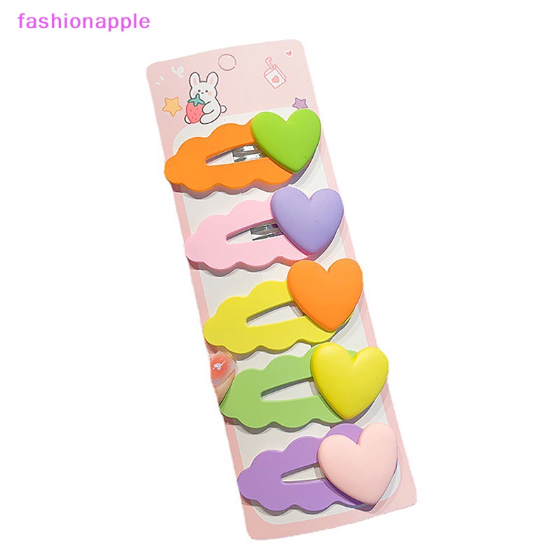 Set 5 Kẹp Tóc Hình Gấu / Thỏ Dễ Thương Cho Bé Gái