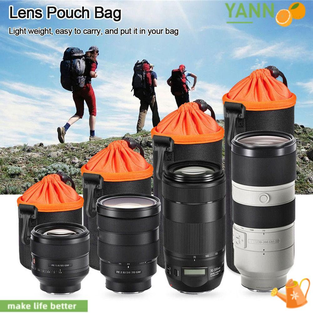 Túi Đựng Bảo Vệ Ống Kính Máy Ảnh Kèm Móc Chống Thấm Nước Nhỏ Gọn Tiện Dụng