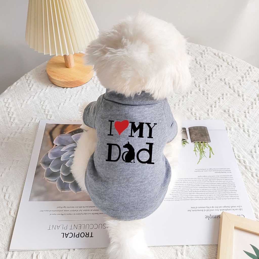 Áo hoodie In Chữ ThờI Trang Cho Thú Cưng