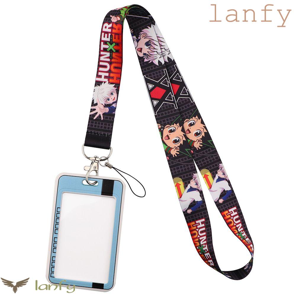 Dây Đeo Cổ Gắn Thẻ Tên / Điện Thoại In Họa Tiết HunterxHunter ID Tiện Dụng Giá Đỡ