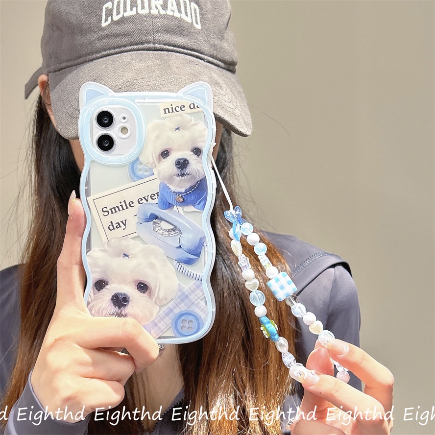 Ốp điện thoại Silicone ChốNg SốC HìNh Con CúN Cho iPhone 11 12 13 14 Pro Max X Xr Xs 8 7 6 Plus SE 2020