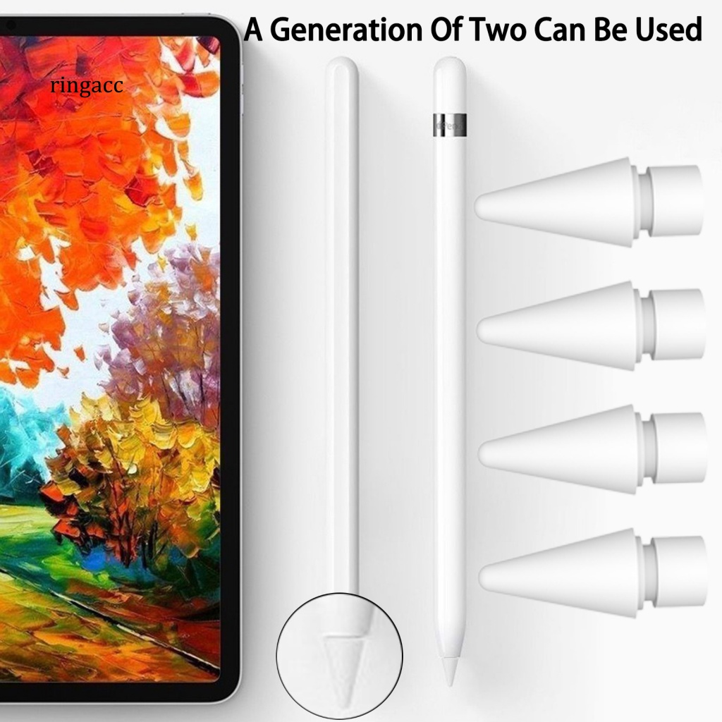 Đầu Bút Cảm Ứng Điện Dung RGA Chống Trượt Chống Trầy Xước Không Gây Tiếng Ồn Thay Thế Cho Apple Pencil 2 1