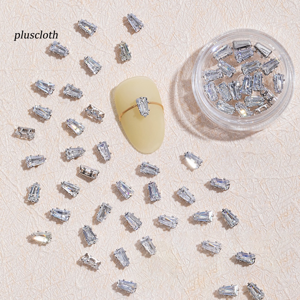 1 Hộp Phụ Kiện Trang Trí Móng Tay Nghệ Thuật Tạo Hiệu Ứng 3D Bằng Hợp Kim DIY