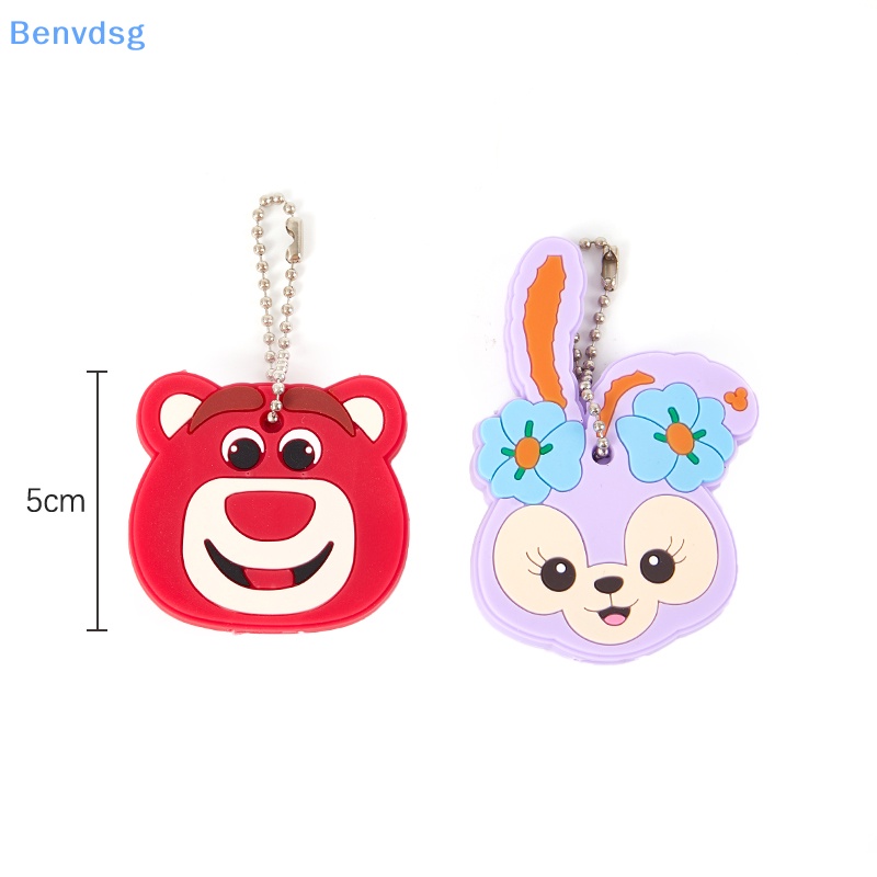 Benvdsg > Móc Chìa Khóa Silicon Mềm Hình Gấu Picachu Dâu Tây Hoạt Hình Sáng Tạo