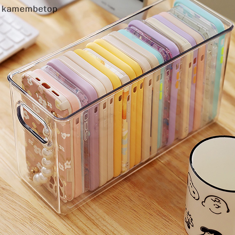 Giỏ Đựng Đồ Dùng / Mỹ Phẩm Bằng Acrylic Trong Suốt Tiện Dụng