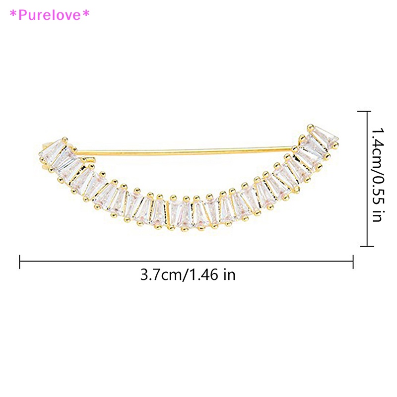 1 Trâm Cài Áo Kim Loại Cổ Chữ V Thời Trang Mới