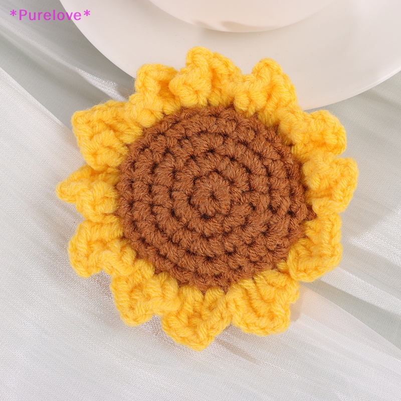 Móc Khóa Hình Hoa Hướng Dương Nhồi Bông Xinh Xắn Mới