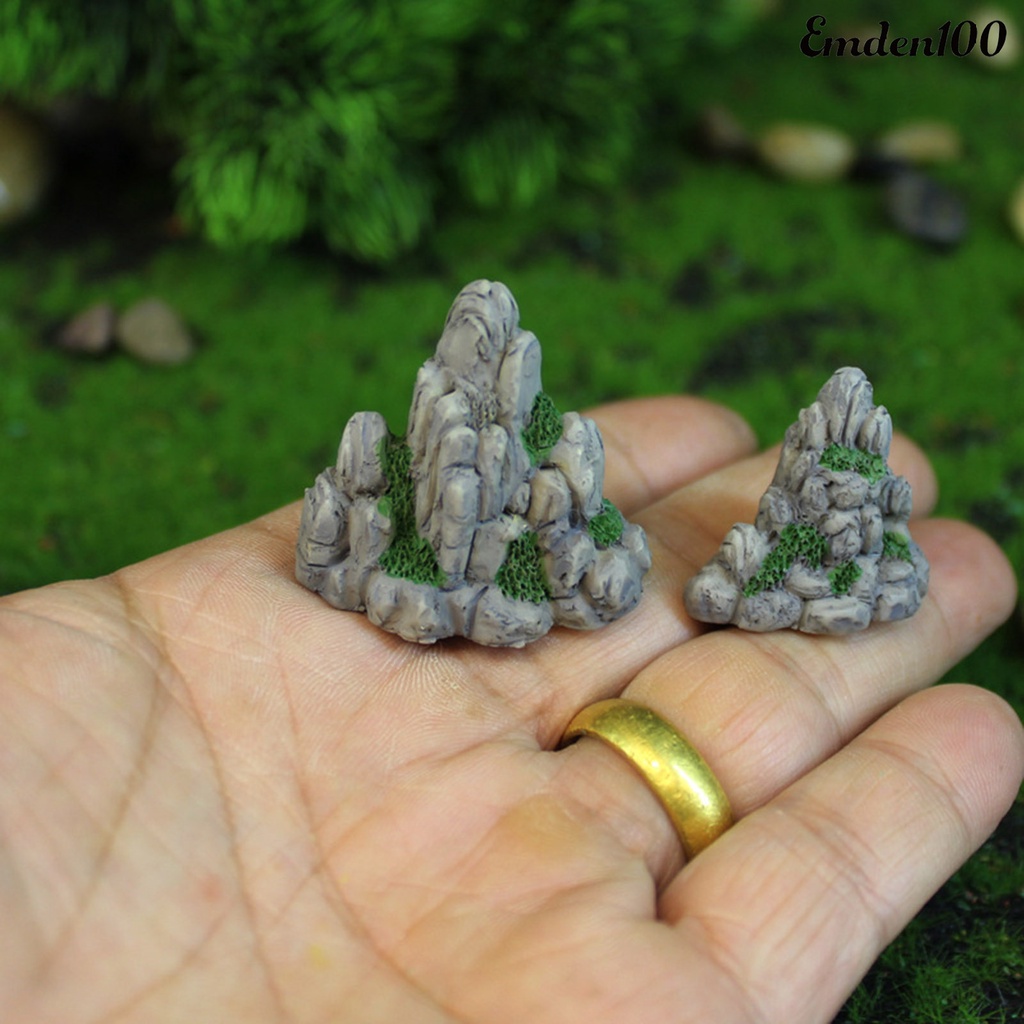 Bộ 2 Sản Phẩm Trang Trí Bể Cá Bằng Nhựa Resin Siêu Nhẹ