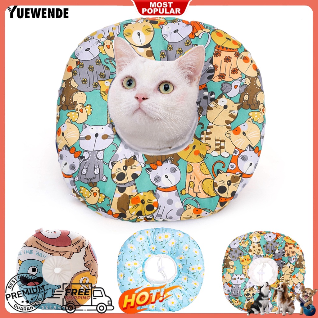 Vòng Đeo Cổ Ngăn Ngừa Cắn Siêu Nhẹ Bảo Vệ Cổ Thú Cưng Ngoài Trời