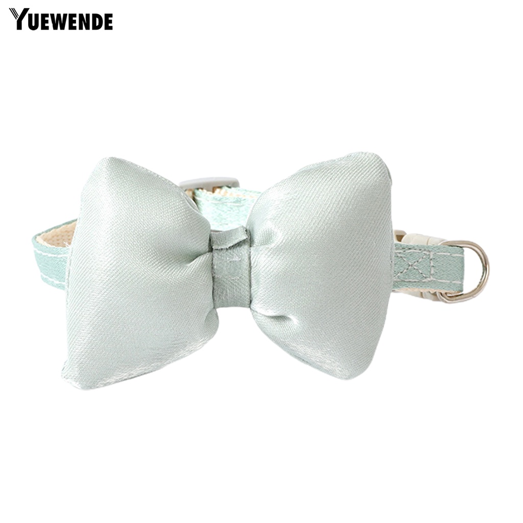 Vòng Cổ Đính Nơ Bằng Lụa Siêu Mềm Chống Mài Mòn Có Thể Điều Chỉnh Dùng Chụp Ảnh Cho Thú Cưng