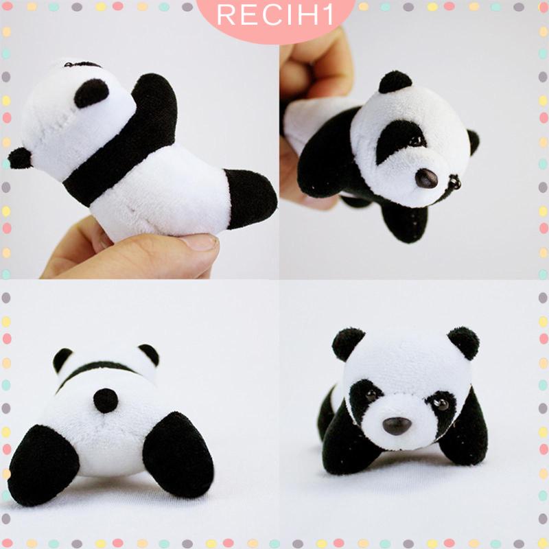 Set 4 Gấu Trúc Nhồi Bông Hoạt Hình Sáng Tạo Trang Trí Phòng Ngủ Cho Người Lớn Và Trẻ Em