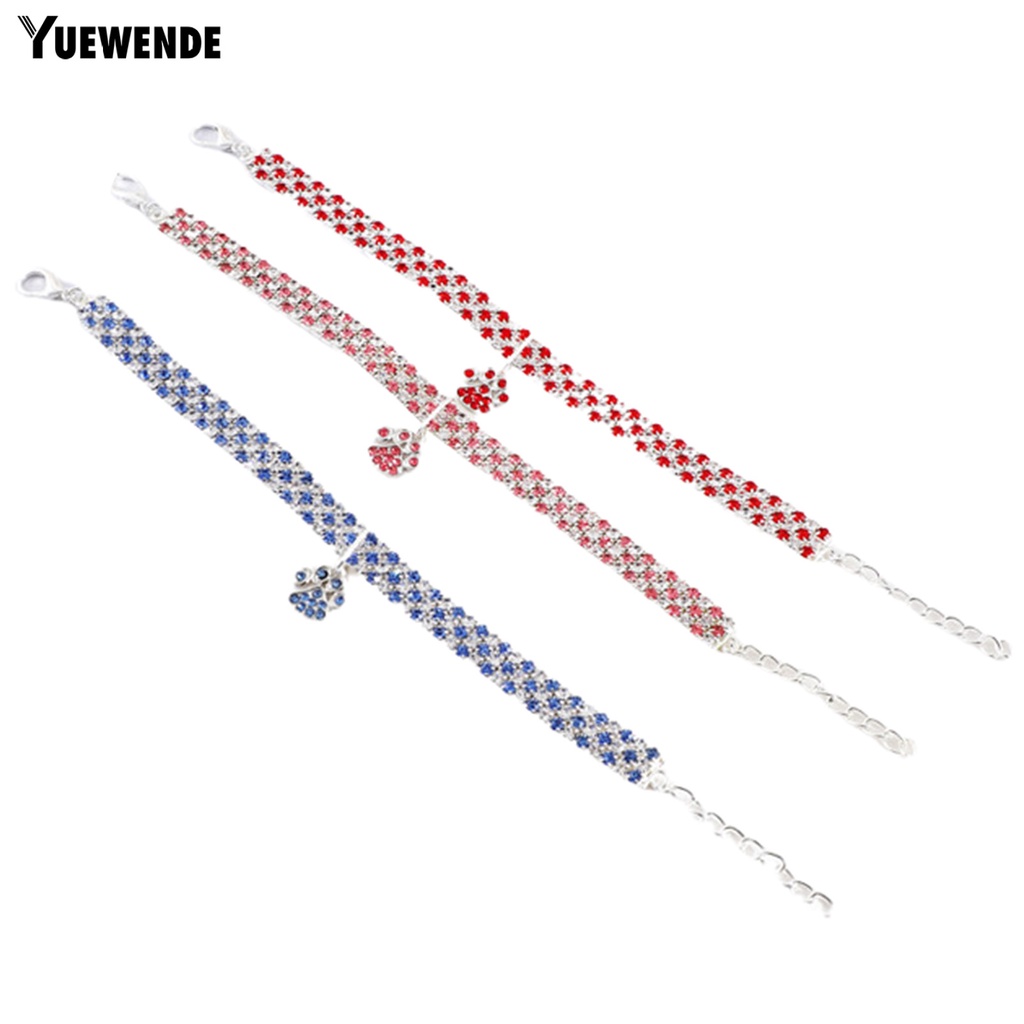 Vòng Cổ Đính Đá Bắt Mắt Thú Cưng YQ.E