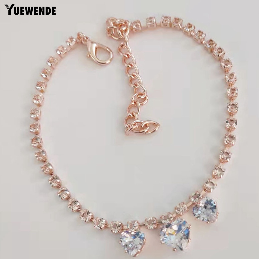 Vòng cổ Đính Đá Giả 3 Màu Thời Trang Dành Cho Thú Cưng