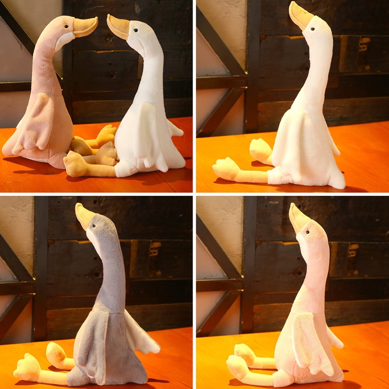 Thú Nhồi Bông Hình Con Ngỗng Dài 40CM Mềm Mại Dễ Thương Cho Bé