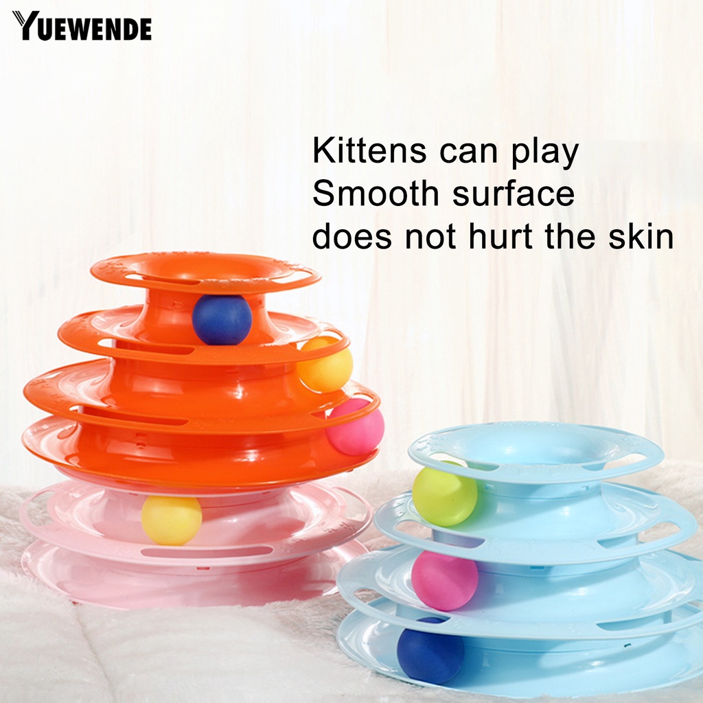 Đồ Chơi Đĩa Sáng Tạo Tích Hợp Bóng Cào Móng Chống Cắn Giảm Căng Thẳng Cho Mèo Cưng