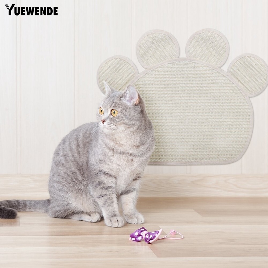 Thảm Dày Chống Trượt Chống Trầy Hình Bàn Chân Mèo Độc Đáo Cho Tường