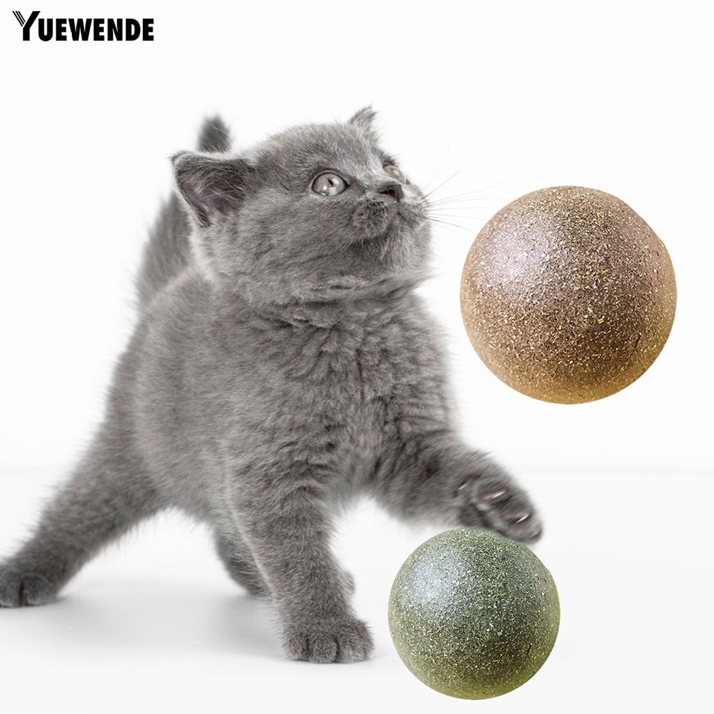 Yq.e Bóng Đồ Chơi Chất Liệu Tự Nhiên Bề Mặt Mịn Cỡ Lớn Làm Sạch Răng Cho Mèo Cưng